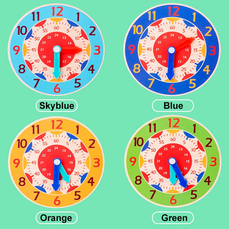 kf-Sa353aaa0a1004486b6ef953109958643F-Kids-Montessori-Wooden-Clock-Toys-Hour-Minute-Second-Cognition-Time-Learning-Teaching-Aids-Educational-Toys-for