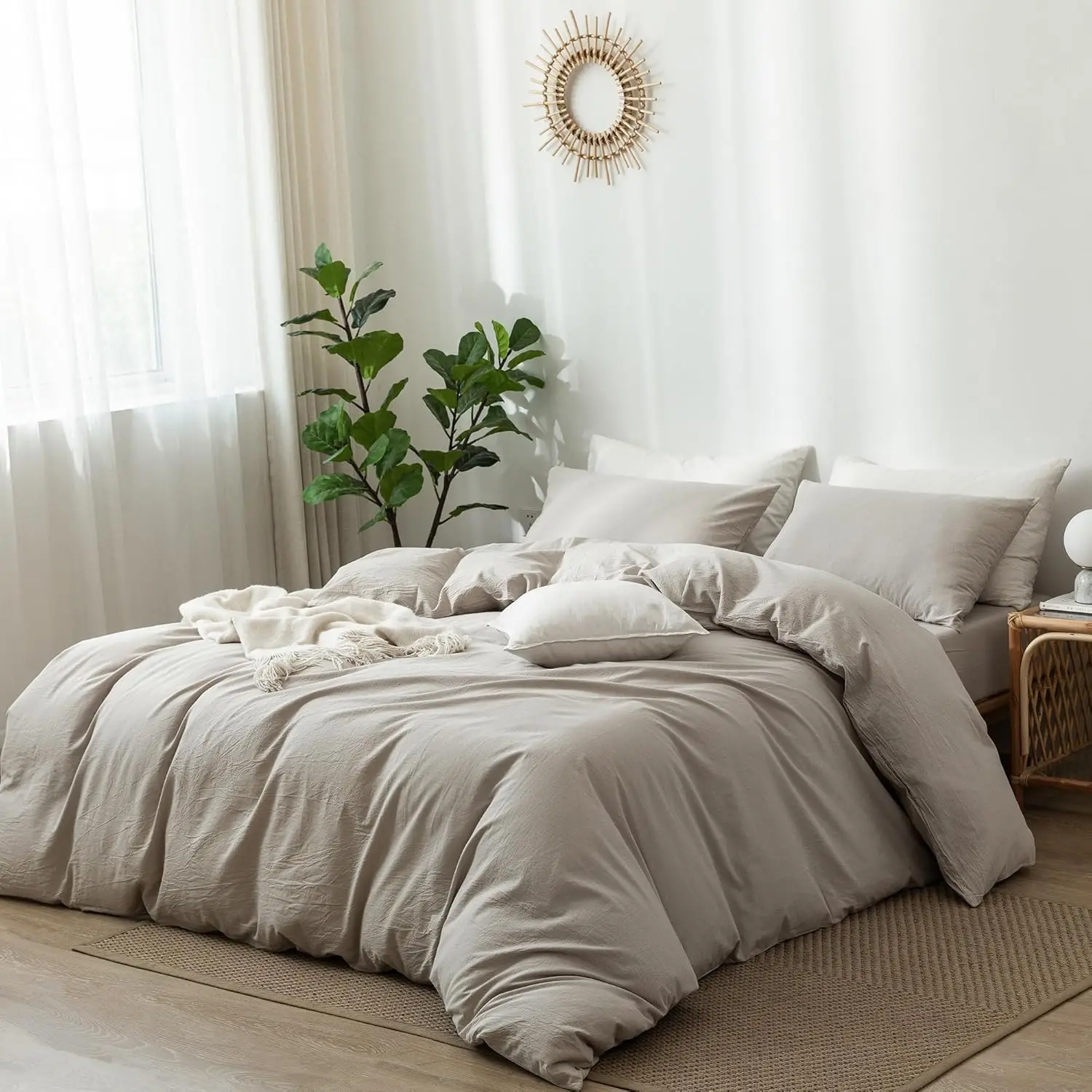 kf-Sb0972981055f4e6eaaed2ee122c8641bb-NEW-Bedding-Duvet-Cover-Set-100-Washed-Cotton-Linen-Like-Textured-Breathable-Durable-Soft-Comfy-Cream