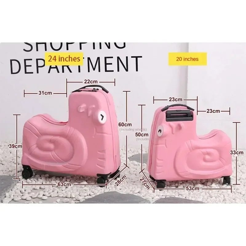 kf-Sb716b400f9d543bdaeb20bb4a1a0f2ddO-New-Cartoon-Suitcase-Girl-Sit-To-Ride-on-Trolley-Luggage-Travel-Bags-20-24-Inch-Boy