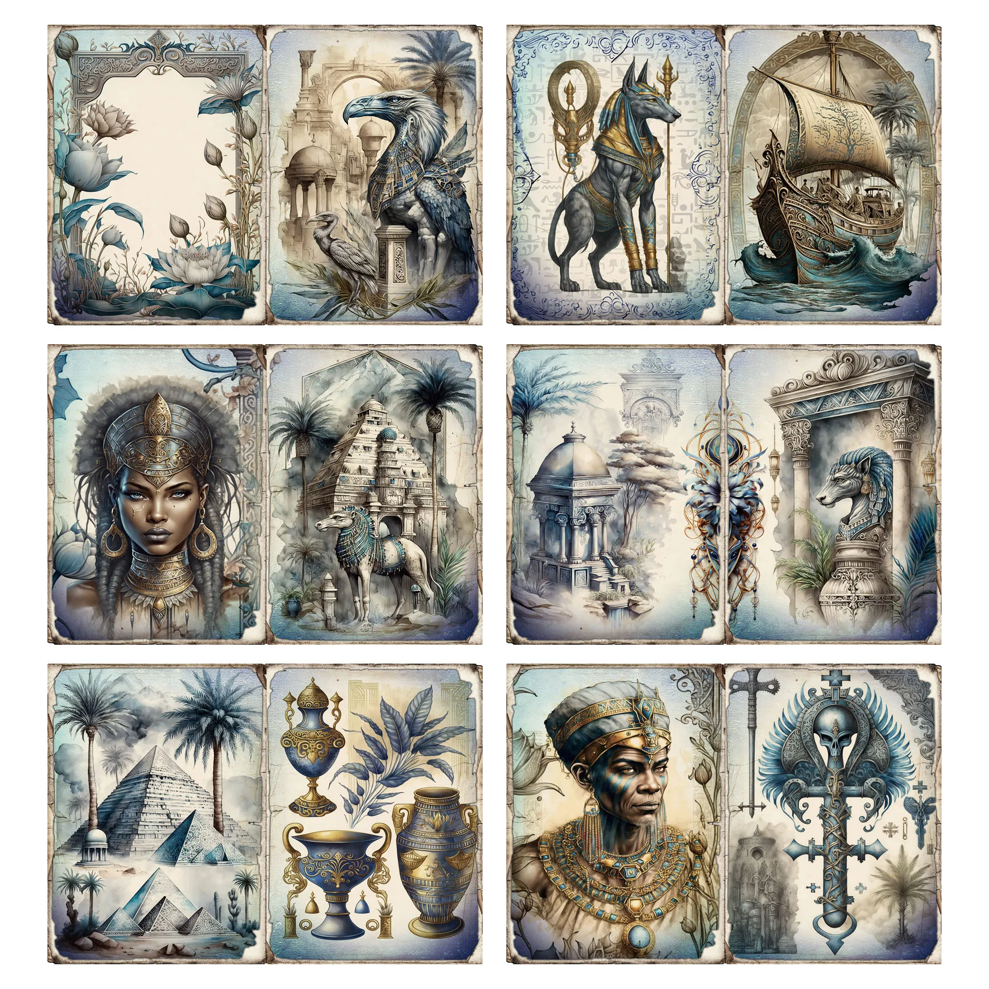 kf-Sc00918c1bc9f41b4ad661b1ba7c589fbL-JAIIMAN-56pieces-Ancient-Egyptian-Exploration-DIY-Junk-Journal-Set-forArts-Crafts-Holiday-Party-Arts-Crafts-ScrapbookingSupplies