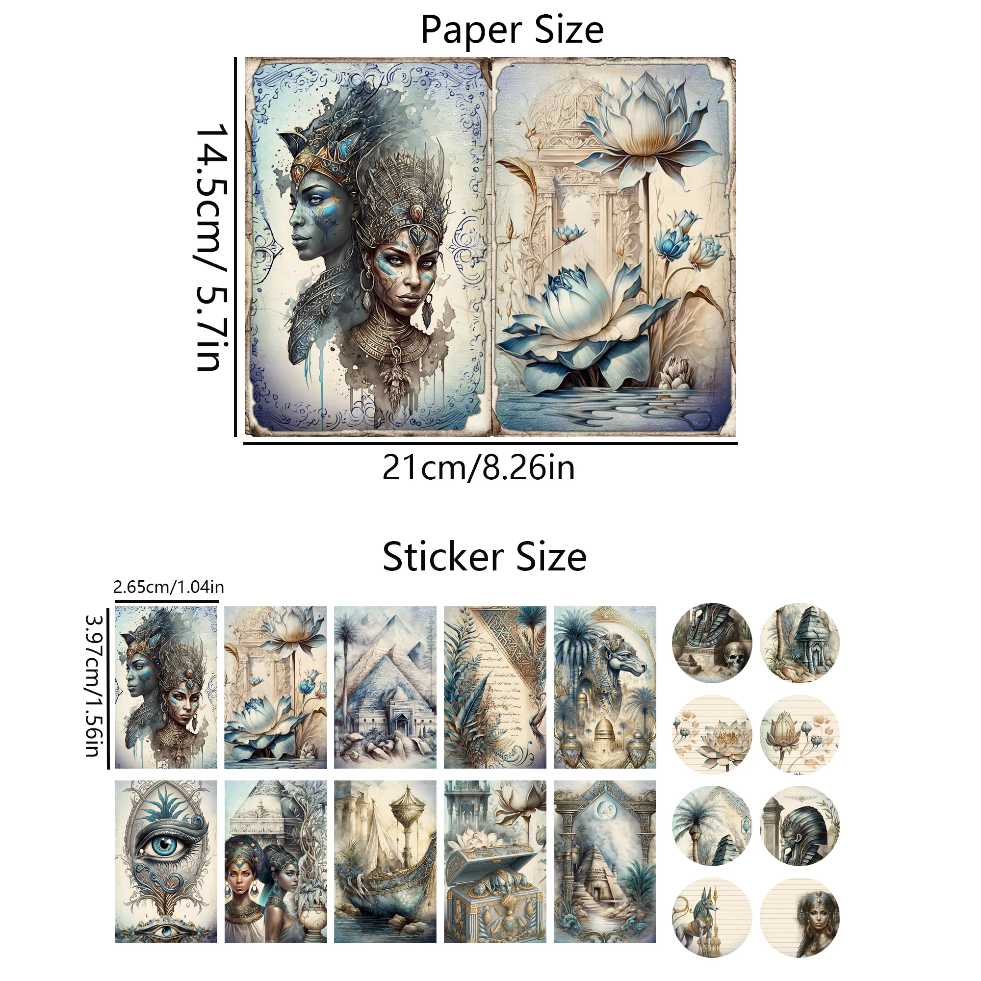 kf-Sd01194056e274dc697390eeba23c957c1-JAIIMAN-56pieces-Ancient-Egyptian-Exploration-DIY-Junk-Journal-Set-forArts-Crafts-Holiday-Party-Arts-Crafts-ScrapbookingSupplies
