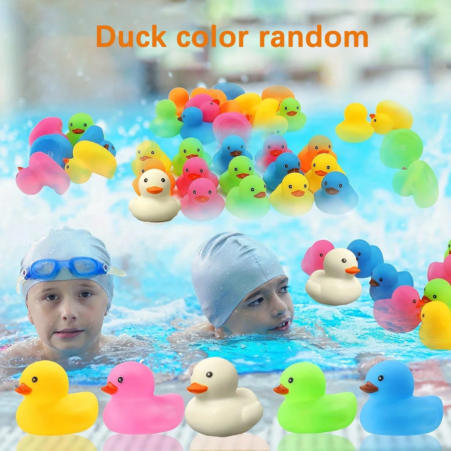 kf-Se7e63dae14684b96a3fe8e5bb7709fffD-10-25pcs-Mini-Rubber-Ducks-Bath-Toy-For-Kids-And-Toddlers-Multicolor-Float-Rubber-Duckling-Baby