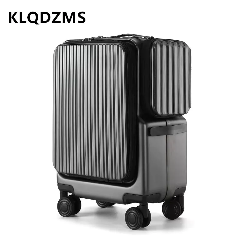 kf-Sfbf62b17a15c4346adf3588d8c099729Y-KLQDZMS-Cabin-Suitcase-20-Inches-Multi-function-USB-Charging-Boarding-Box-Front-Opening-Trolley-Case-Carry