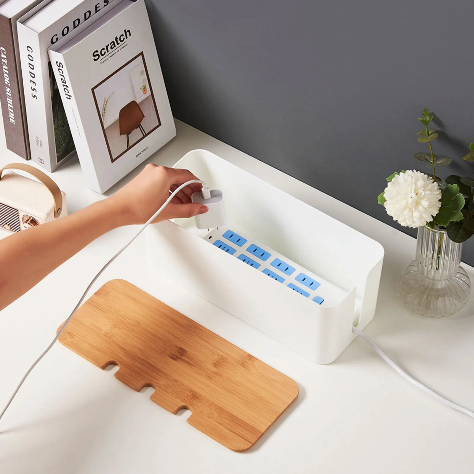 kf-Sffa33f474a5a44218fe23a4dfc387d87H-Large-Cable-Management-Box-Wooden-Style-Cord-Organizer-and-Cover-for-TV-Wires-Computer-USB-Hub